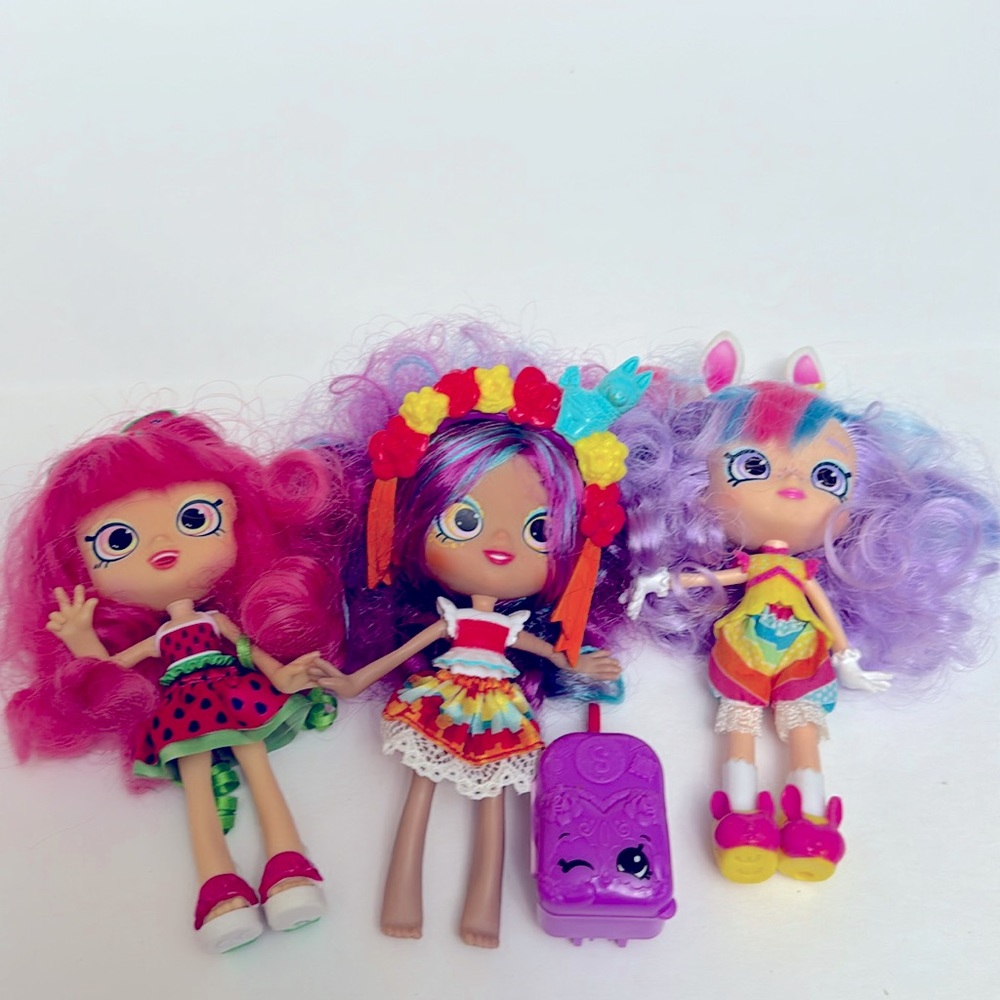Shopkins doll lot of 3